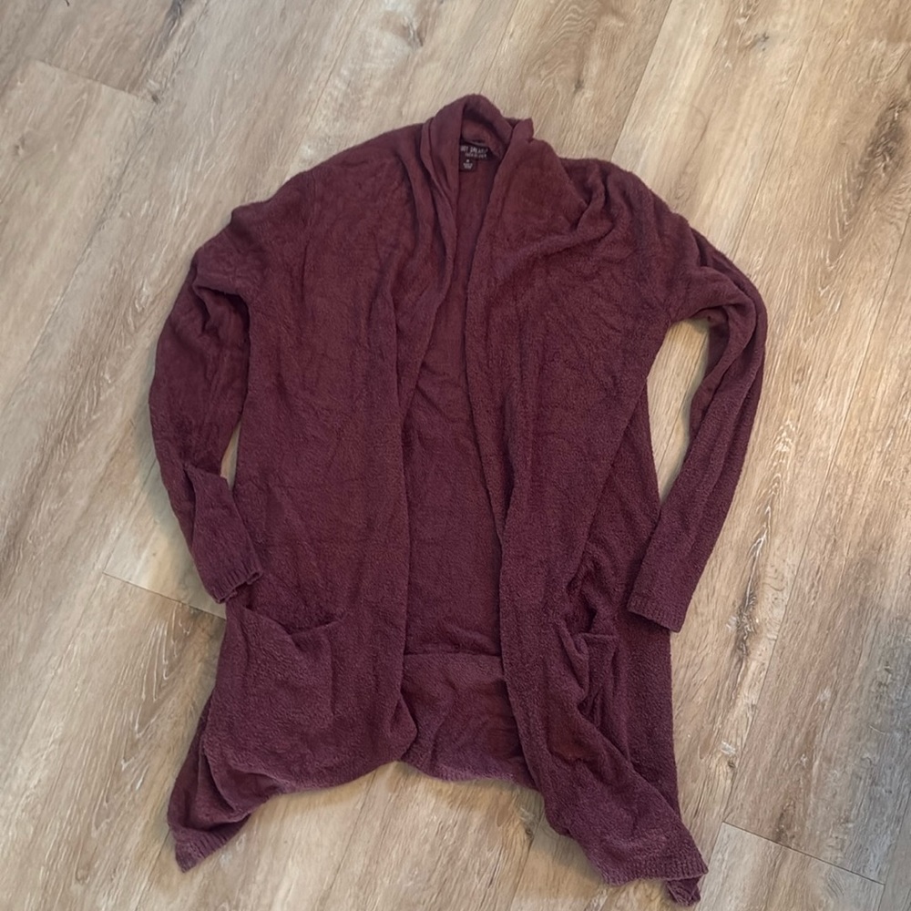 Barefoot Dreams Women's Cowl Neck Sweater - Burgundy